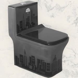 alpine ceramics • BLACK DESIGNER 82 PREMIUM GRADE CERAMIC FLOOR MOUNTED ...