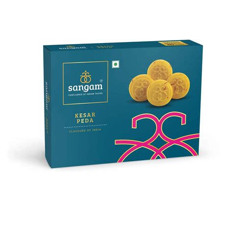 Kesar Peda Online (500G) - Sangam Sweets