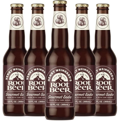 Amazon.com : Henry Weinhard's Root Beer 5 Pack | 12oz Glass Bottles ...