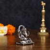 Brass silver plated Miniature Dagduseth Ganapati Idol - 2 Inch ...