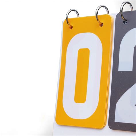 SECRET DESIRE Sports Scoreboard 2 Digit Flip Number Score Board for ...