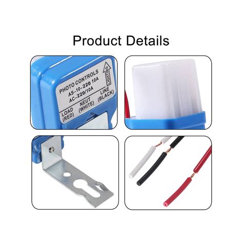 AS-10-220 Photo Switch DC Automatic On/Off Photocell – REES52