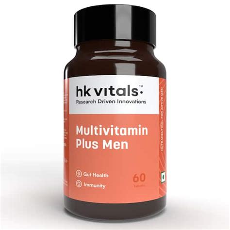 Buy HK Vitals Multivitamin Plus Men (60 Tablets) Online at Best Price ...
