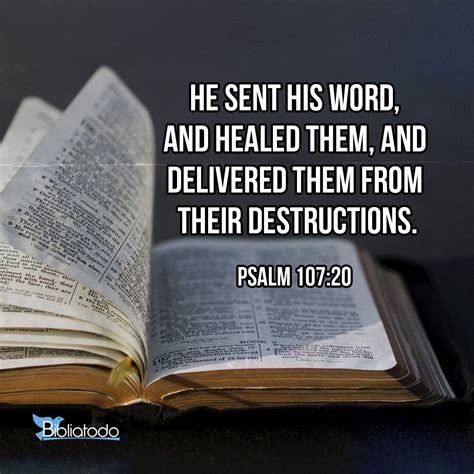Psalm 107:20 Bible Cross References | Connecting Verses Across ...