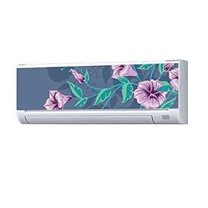 VVWV Floral Graphic Full Wrapped Creative AC Sticker Air Conditioner ...