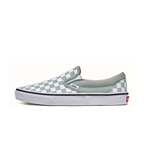 Vans Classic Slip-On Checkerboard Pure Grey White