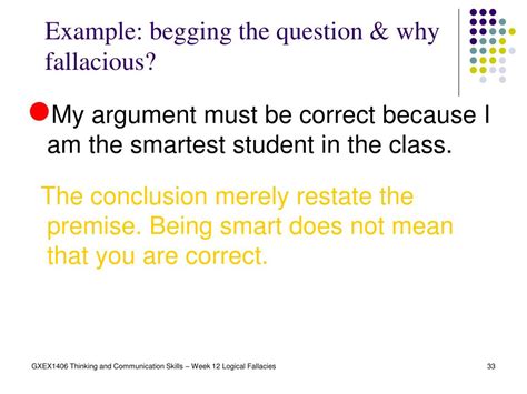 Begging the Question Examples 的图像结果