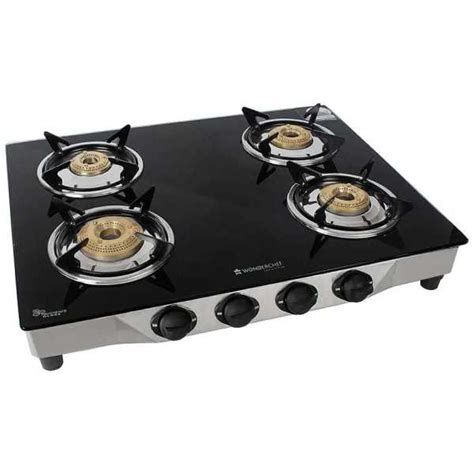 Wonderchef Energy Glass Gas Stove (4 Burner) Price in India, Specs ...
