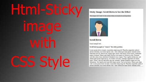 Image result for Sticky Scroll Section Using HTML CSS Templates