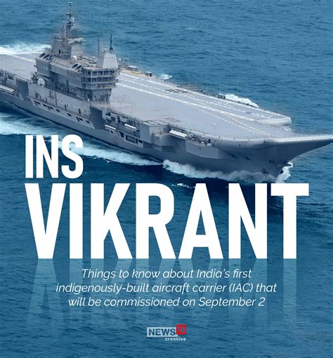 INS Vikrant: All You Need to Know About India's First Indigenous Aircraft Carrier | In GFX - News18