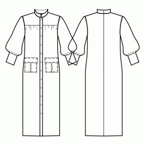 Dress #2875149 - Made to Measure Sewing Pattern by Sewist CAD Online ...