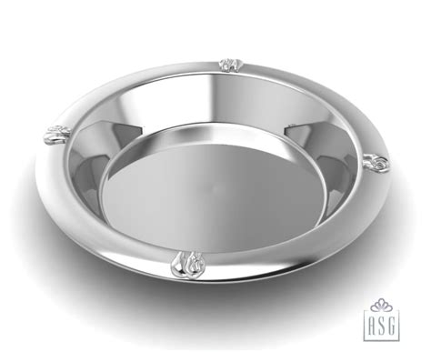 Elephant Motif Feeding Plate