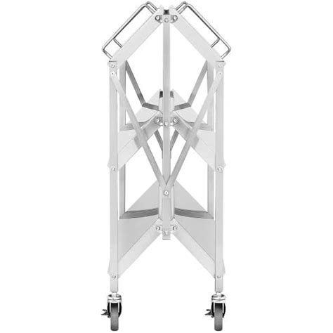Tonchean Foldable Stainless Steel Utility Service Cart with India | Ubuy