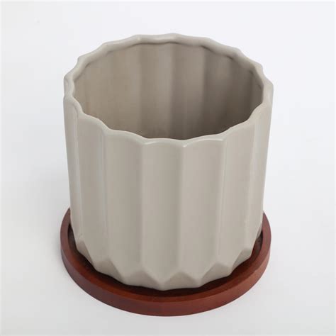 Buy Gloria Ceramic Planter with Tray from Home Centre at just INR 999.0