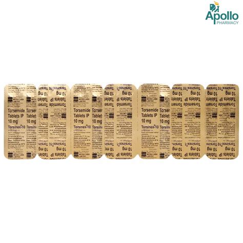 Torsinex 10 Tablet 10's Price, Uses, Side Effects, Composition - Apollo ...
