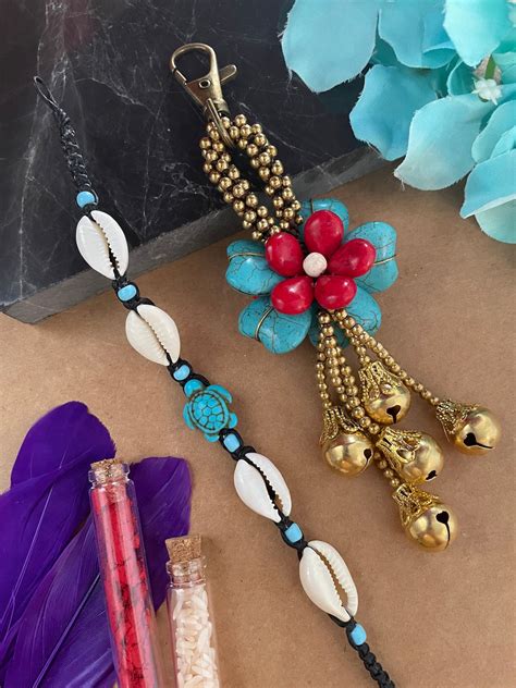 Shop (Set of 2)Shell/Flower Lumba Rakhi Online – Digital Dress Room