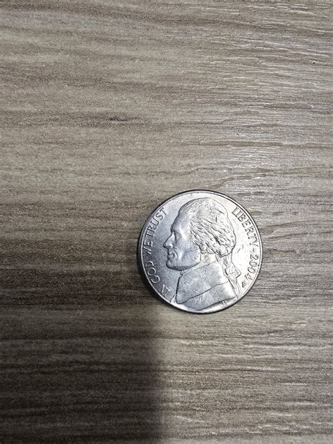 2004 P Jefferson Nickel Louisiana Purchase Peace Medal Handshake Rare ...