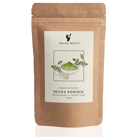 Buy Herbal Mitra Natural Henna Hair Conditioner Powder | Women & Men ...