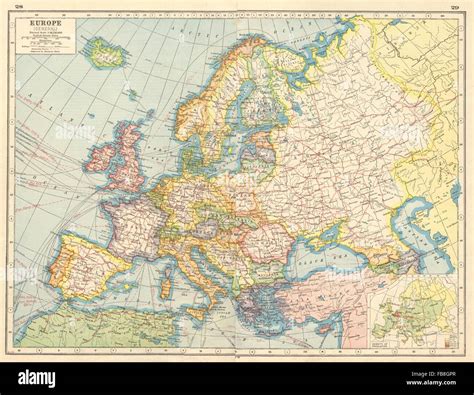 Map Of Europe In The 1920s