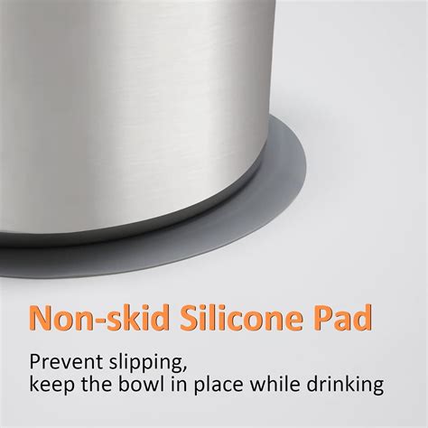 Buy LIDLOK Dog Water Bowl Splash-Free 4.4L Dog Bowls Slow Drinking Dog Bowl with Floating Disk ...