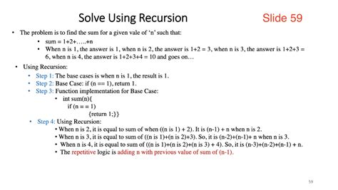 Image result for Recursive Function Example Code