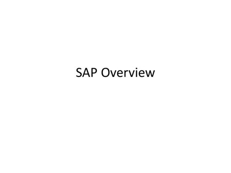 SAP System Overview 的图像结果