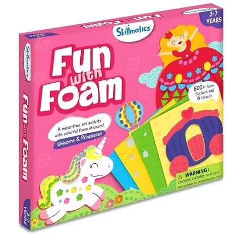 Skillmatics Fun With Foam – Unicorns & Princesses | 800+ Foam Stickers ...