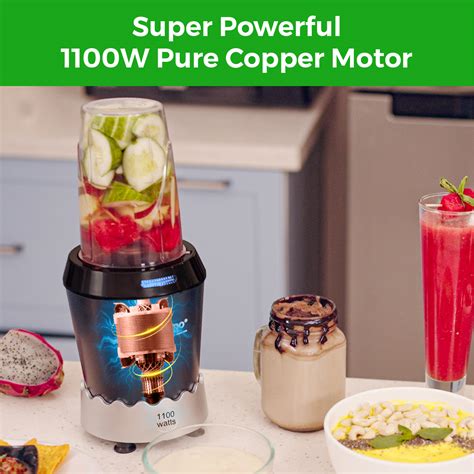 Balzano High-Speed Nutri-Pro Mixer Juicer Grinder Blender - 1100 Watts ...