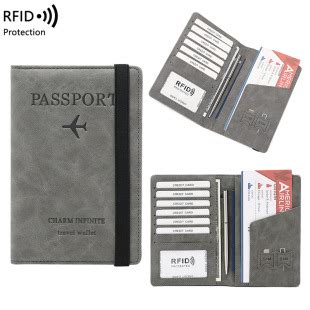 厂家现货跨境新款皮革证件包飞机旅行护照本保护套护照夹PU皮卡套-阿里巴巴