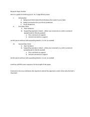 Image result for Literary Research Paper Outline Example