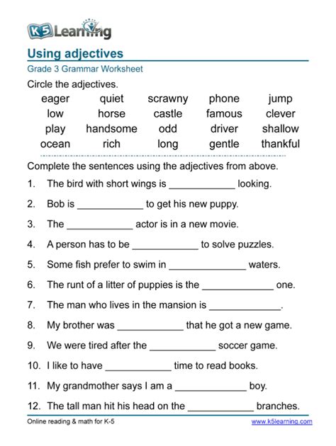 Image result for Proper Adjectives 3rd Grade Lesson