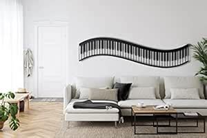 Herrlich Homes Metal Wall Art Metal Piano Decor Music Decoration Metal ...