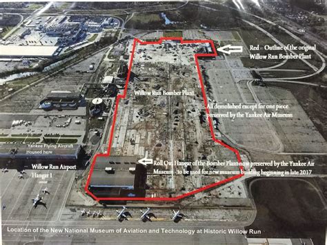 Most of Willow Run has been demolished. Lower left will be new National ...