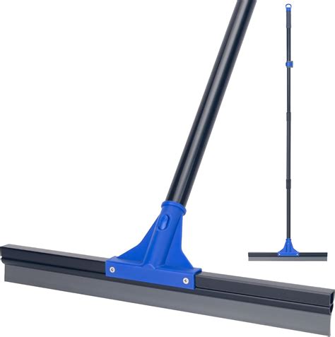 Amazon.com: Floor Squeegee with Telescopic Long Handle 59'', Heavy Duty ...