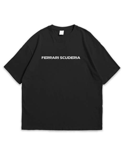 Bellbum Ferrari Scuderia #16 Leclerc Oversized T-Shirt – 240GSM French