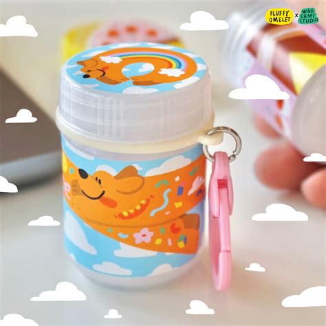 FLUFFY OMELET X WGG CRAFT STUDIO | สติ๊กเกอร์ตกแต่งยาดม เฉพาะสติ๊กเกอร์ ...