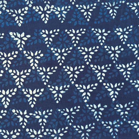 Indigo Fabrics – Buy Online Indigo Fabrics, Indigo Cotton Hand Block ...