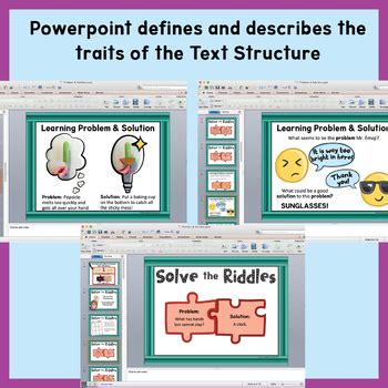 Image result for Problem and Solution Text Structure Worksheet