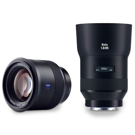 ZEISS Batis 1.8/85 mm Telephoto Camera Lens for Sony E-Mount Mirrorless ...