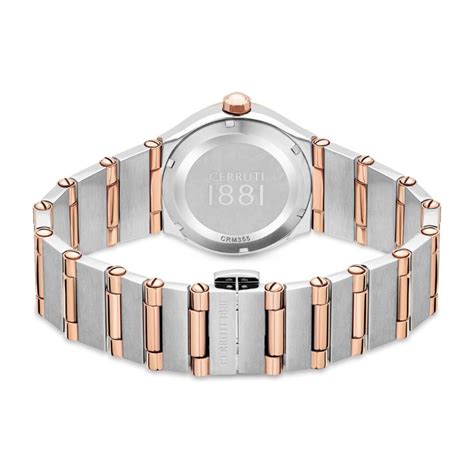 Cerruti 1881 Quartz Analog Mother of Pearl Dial Stainless Steel Strap