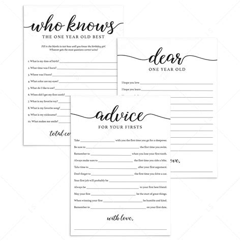 1st Birthday Party Checklist Printable FREE Birthday Party Printables!