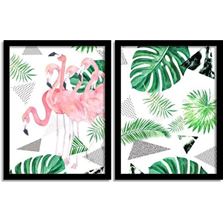 Painting Mantra Set of 2 Scenic View Matte Art Print, Painting For Home ...