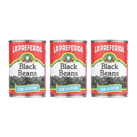 Low Sodium Black Beans – La Preferida
