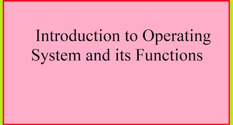 Image result for Introduction and Features of Operating System