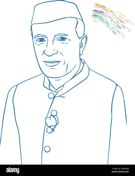 Nehru drawing hi-res stock photography and images - Alamy