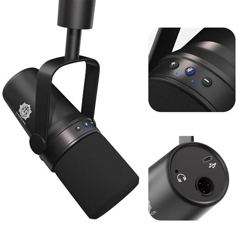 DIGIMORE Dynamic Podcast Microphone | USB/XLR Microphone kit for ...