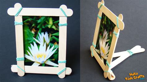 Image result for DIY Picture Frame Using Popsicle Sticks