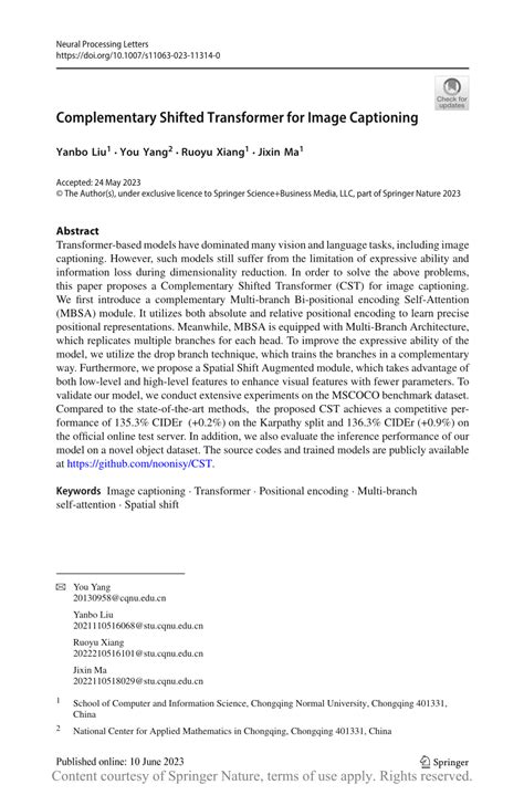 Image Captioning with Transformer and Knowledge Graph 的图像结果