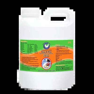 Pet Birds : Grow B-Plex – Vitamin B-Plex For Poultry : With 19 Vitamin ...