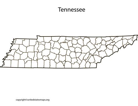 Tennessee County Map | Map of Counties in Tennessee